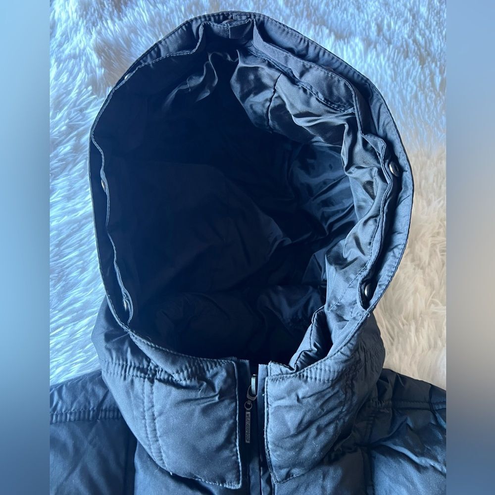 NWOT Weatherproof Black Down Puffer Coat Parka with Removable Faux Fur Hood S - Picture 16 of 16